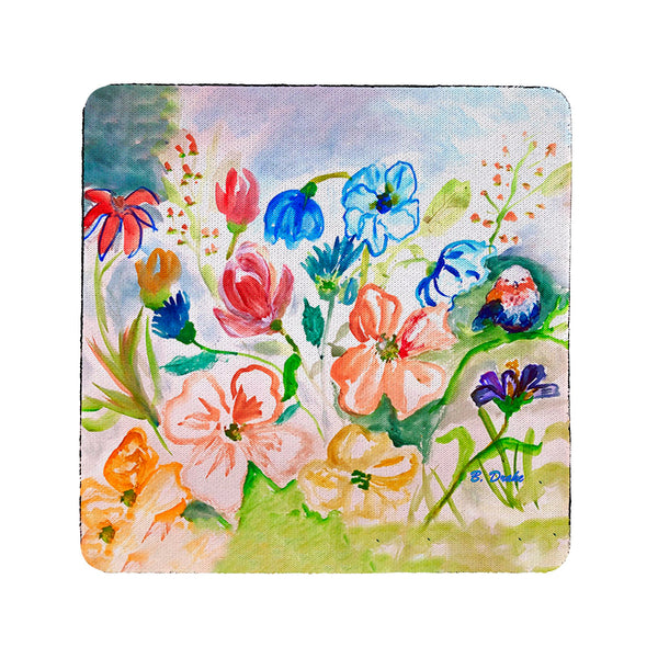 Colorful Flowers Coaster Set of 4