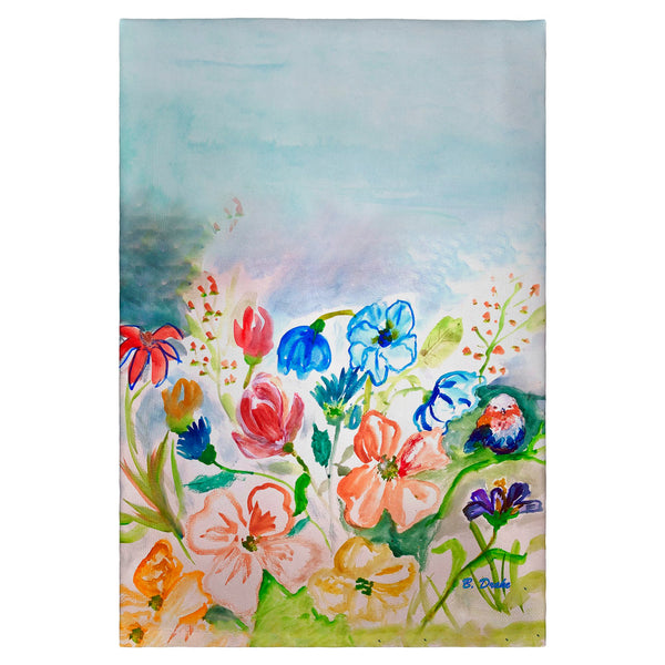 Colorful Flowers Guest Towel