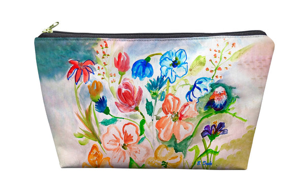 Colorful Flowers Pouch 8.5x6