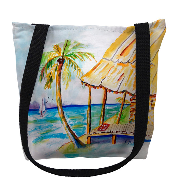 Palms & Hut Tote Bag