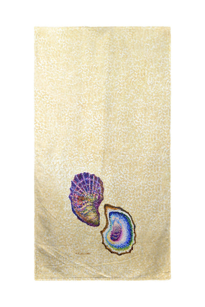 Two Oysters Beach Towel