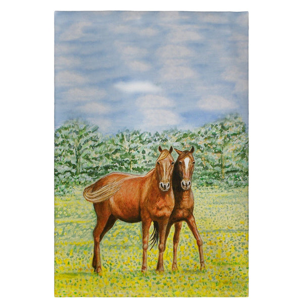 Two Horses Guest Towel