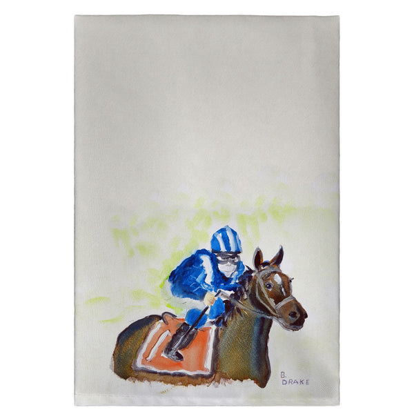 Horse and Jockey Guest Towel