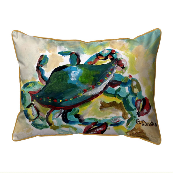 Colorful Crab Corded Pillow