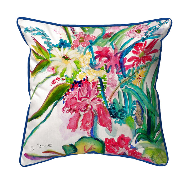 Multi Florals Corded Pillow