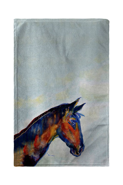 Blue Horse Kitchen Towel