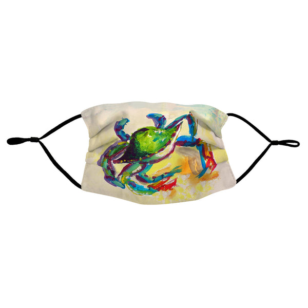 Teal Crab Face Mask Set of Two