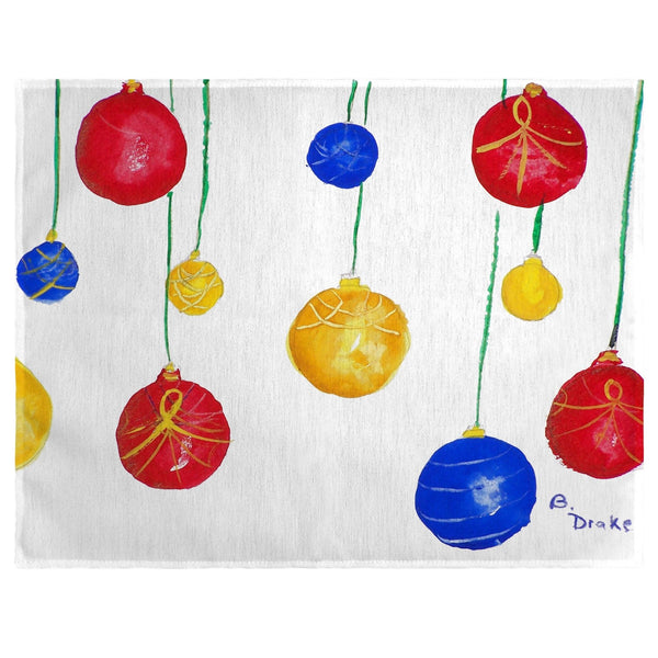 Christmas Ornaments Place Mat Set of 4