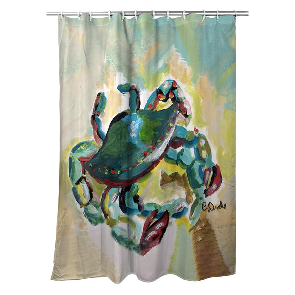 Colorful Crab Shower Curtain