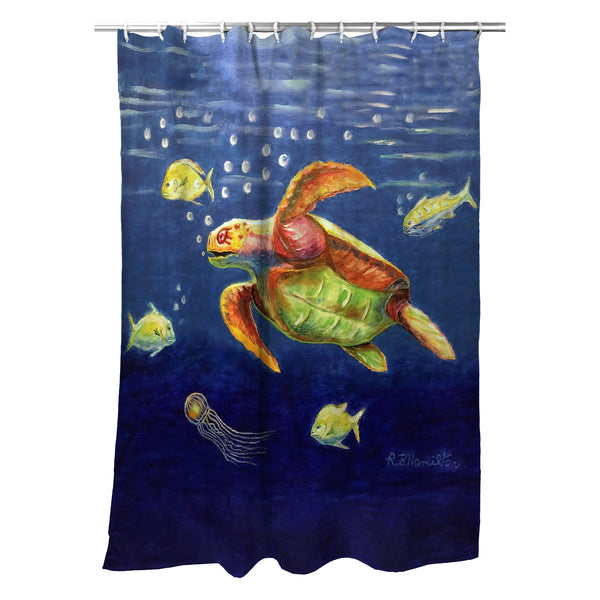 Dick's Sea Turtle Shower Curtain