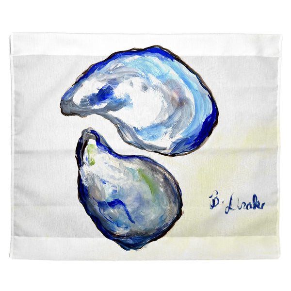 Blue Oysters Outdoor Wall Hanging 24x30