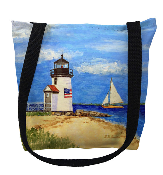 Brant Point Lighthouse, MA Tote Bag